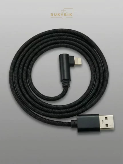 Кабель для iphone USB Lightning угловой