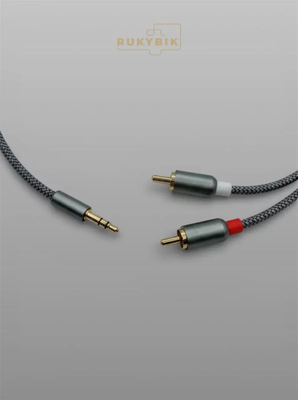 Аудио кабель AUX переходник на 2х RCA 2м