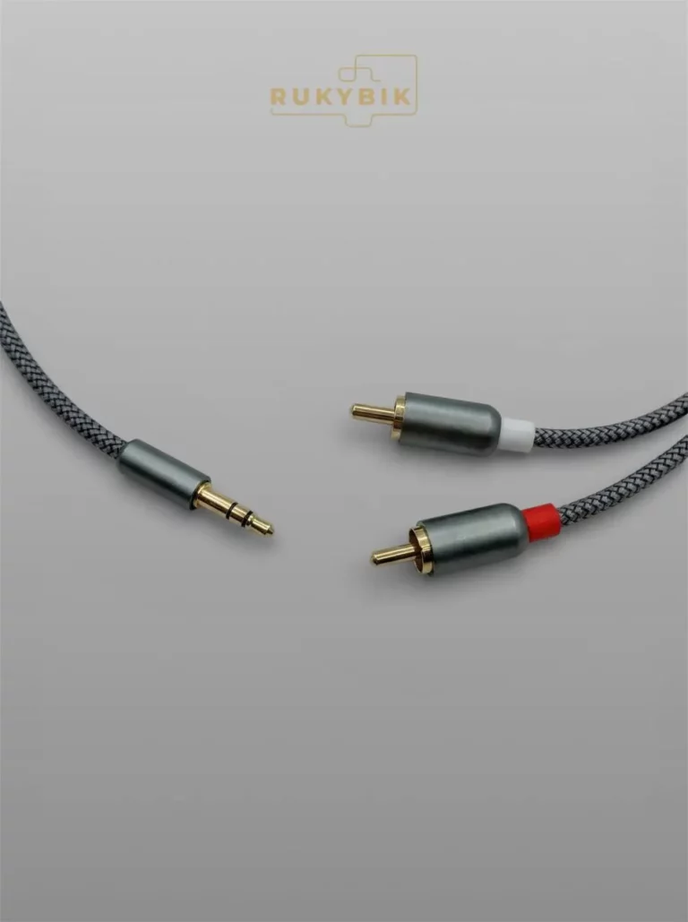 Аудио кабель AUX переходник на 2х RCA 2м