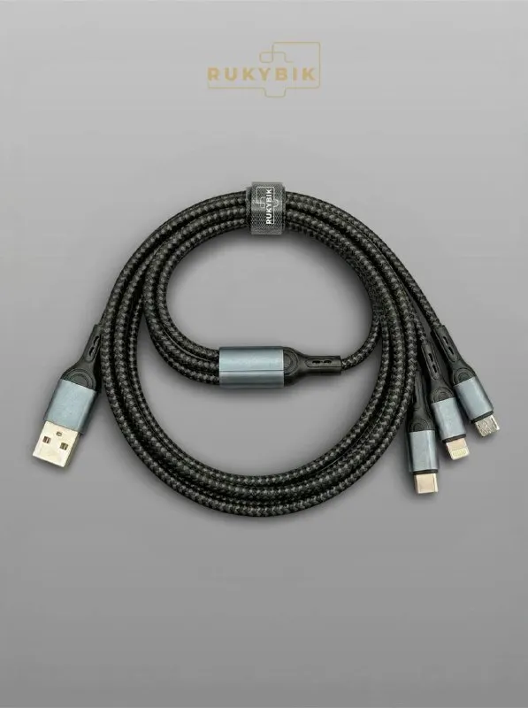 Кабель 3 в 1 для быстрой зарядки USB