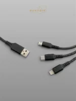 Кабель 3 в 1 для быстрой зарядки телефона USB — изображение 2