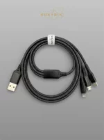 Кабель 3 в 1 для быстрой зарядки телефона USB