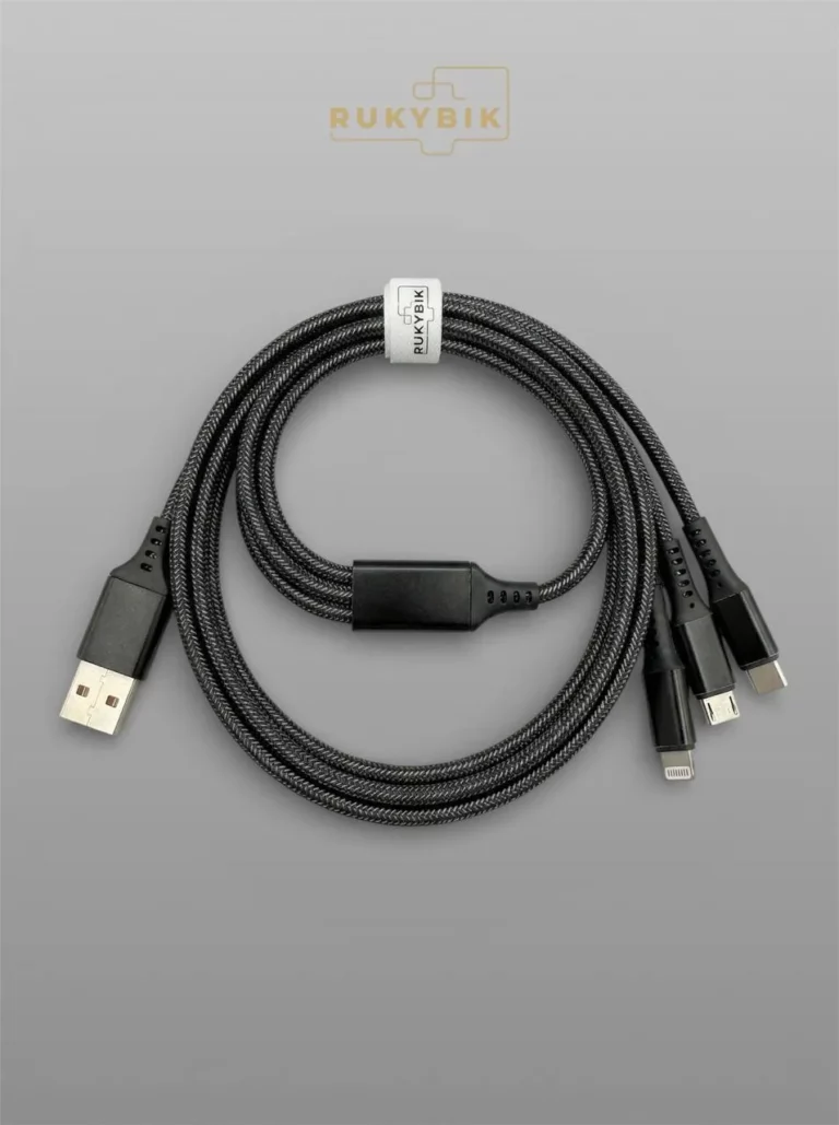 Кабель 3 в 1 для быстрой зарядки телефона USB