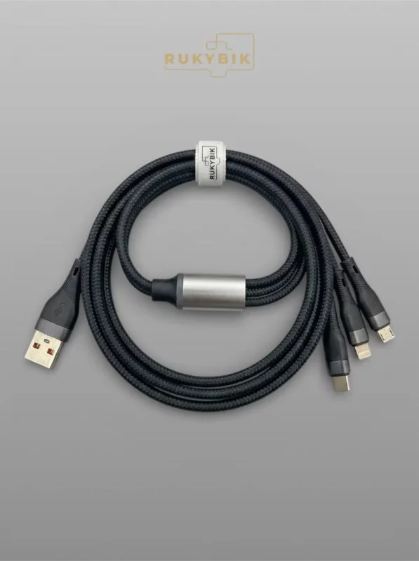 Кабель 3 в 1 для быстрой зарядки USB