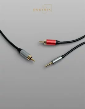 Аудио кабель AUX переходник на 2х RCA 2м
