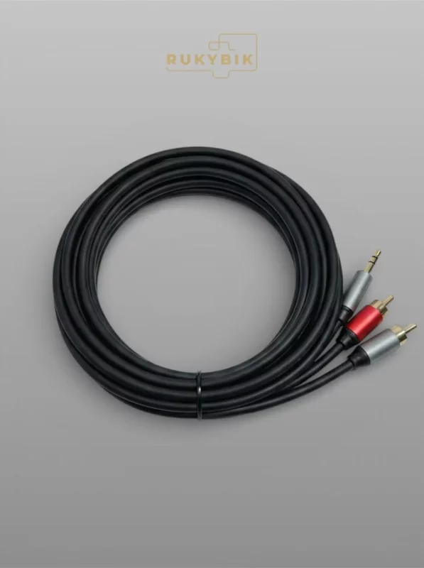 Аудио кабель AUX переходник на 2х RCA 2м