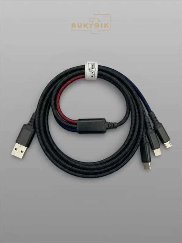 Кабель 3 в 1 для быстрой зарядки USB