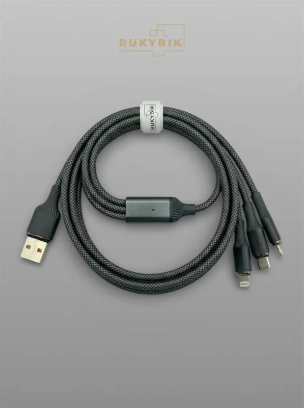 Кабель 3 в 1 для быстрой зарядки USB