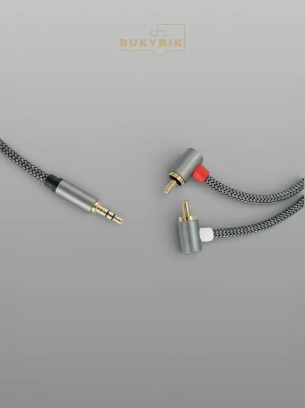 Аудио кабель AUX переходник на 2х RCA 2м