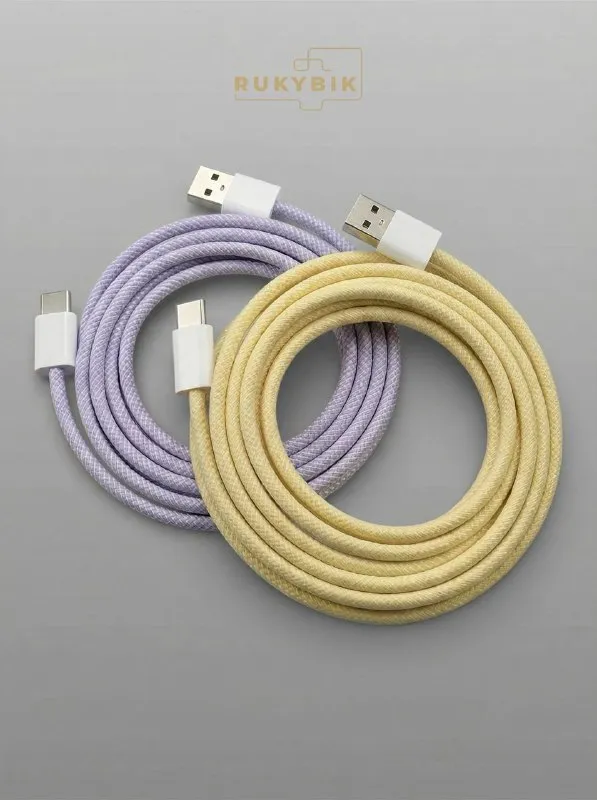 Кабель Type-c быстрая зарядка телефона USB набор 2 шт.