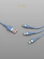 Кабель 3 в 1 для быстрой зарядки телефона USB — изображение 2