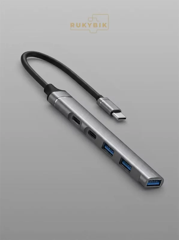 Концентратор USB хаб Type-C разветвитель 5 в 1
