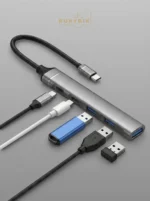 Концентратор USB хаб Type-C разветвитель 5 в 1 — изображение 2