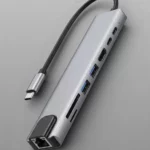 USB hub разветвитель переходник type-c 8 в 1 HDMI