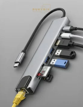 USB hub разветвитель переходник type-c 8 в 1 HDMI