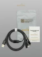 Кабель 3 в 1 для быстрой зарядки телефона USB — изображение 4
