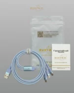 Кабель 3 в 1 для быстрой зарядки телефона USB — изображение 4
