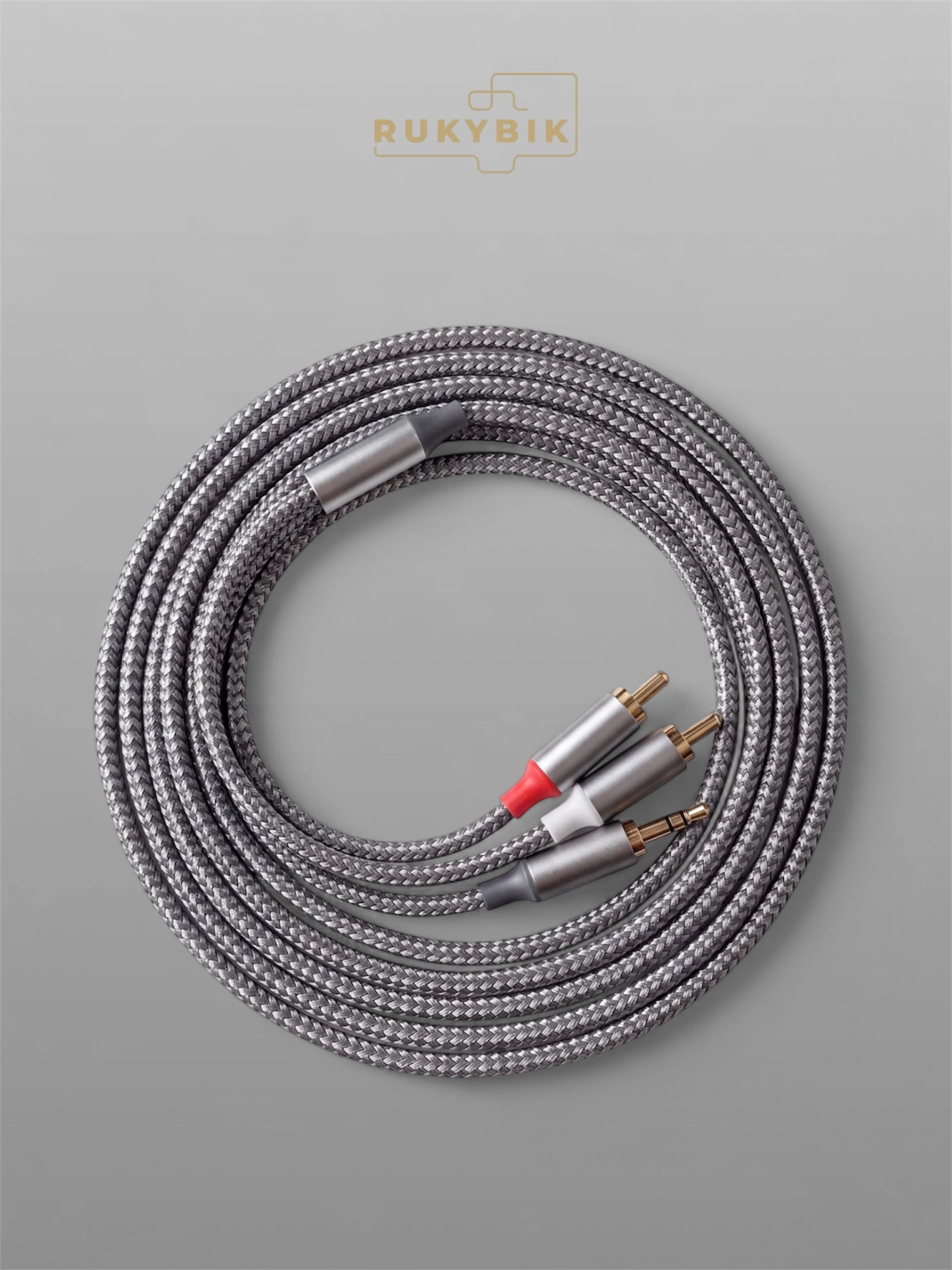 1 (12) AUX Jack 3.5 мм на 2 RCA 1,2 м