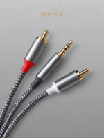 AUX Jack 3.5 мм на 2 RCA 1,2 м — изображение 2